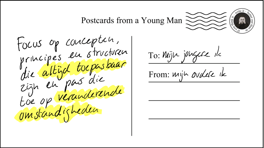 Postcard #9 Zo nieuw is nieuw vaak&nbsp;niet