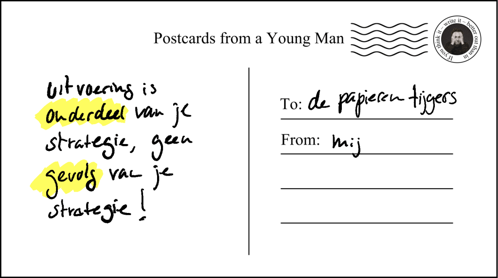 Postcard #27 Everyday is Strategy&nbsp;Day